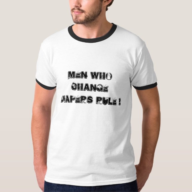 Männer, die Windelregel ändern! T-Shirt (Vorderseite)