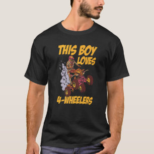 Männer dieser Junge Lieben 4 Räder Quad Bike ATV G T-Shirt