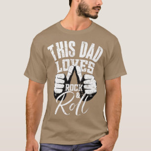 Männer Dieser Vater Lieben Rock & RollElectronic R T-Shirt