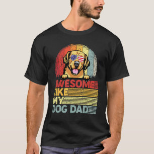 Männer Distressed Golden Retriever Awesome Wie Mei T-Shirt