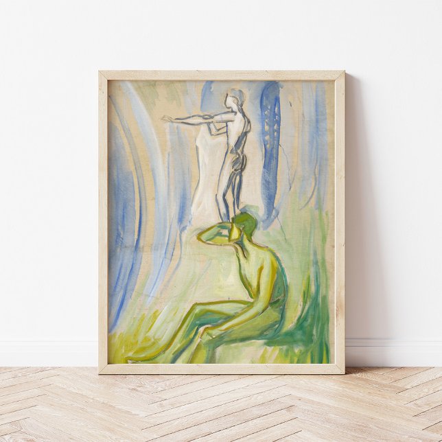 Männer drehen sich zur Sonne | Edvard Munch Poster (Von Creator hochgeladen)