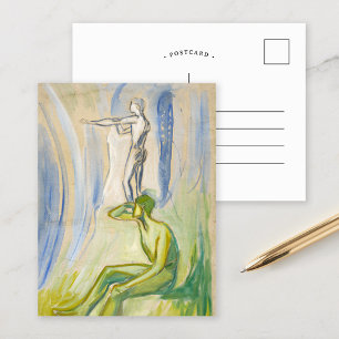 Männer drehen sich zur Sonne   Edvard Munch Postkarte