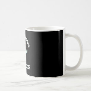 Männer dummer Bräutigam Gans auf der zwanglosen Ju Kaffeetasse