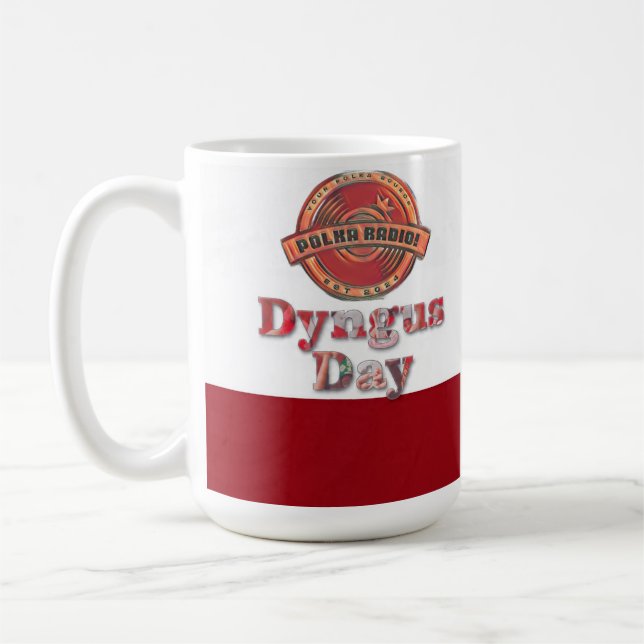 Männer Dyngus Day Polka Radio Kaffeetasse (Links)