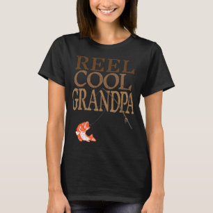 Männer echt cool Opa Anglerdesign T-Shirt