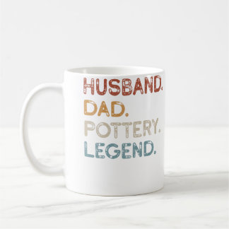 Männer Ehemann Vater Töpferei Legende Vintage Lust Kaffeetasse