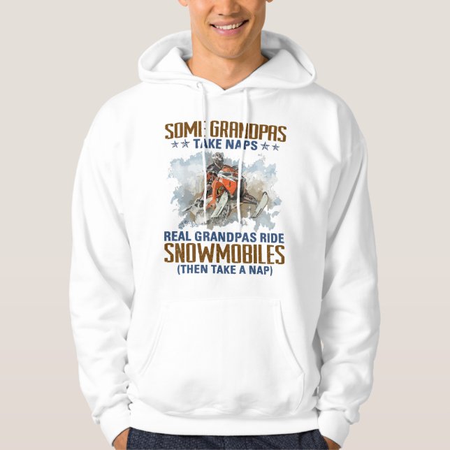 Männer Einige Omas machen Nickerchen Wirklich Omas Hoodie (Vorderseite)
