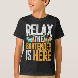 Männer entspannen sich. Das coole Kind ist hier. L T-Shirt