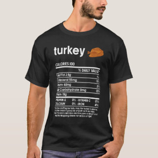 Männer Erntedank Türkei Ernährung Fakten T-Shirt