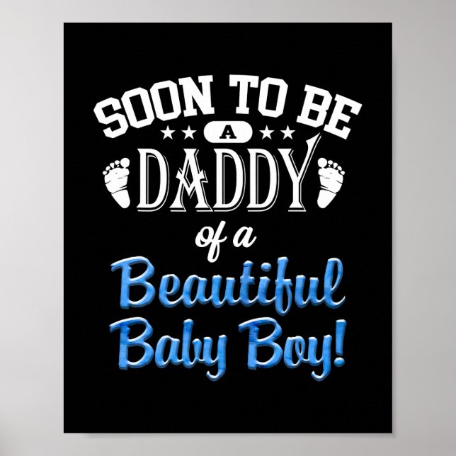 Männer erwarten, dass Vater bald Vater Vater sein  Poster (Vorne)