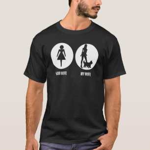 Männer Eure Frau Meine Frau Yorkshire Terrier ein T-Shirt
