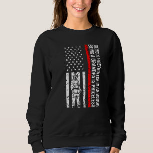 Männer Feuerwehrmann Opa Ist Unbezahlbar Feuerwehr Sweatshirt