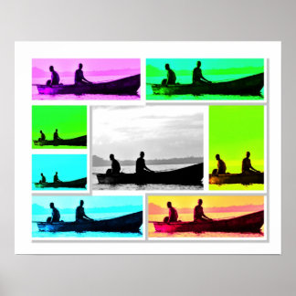 Männer-Fischer Poster