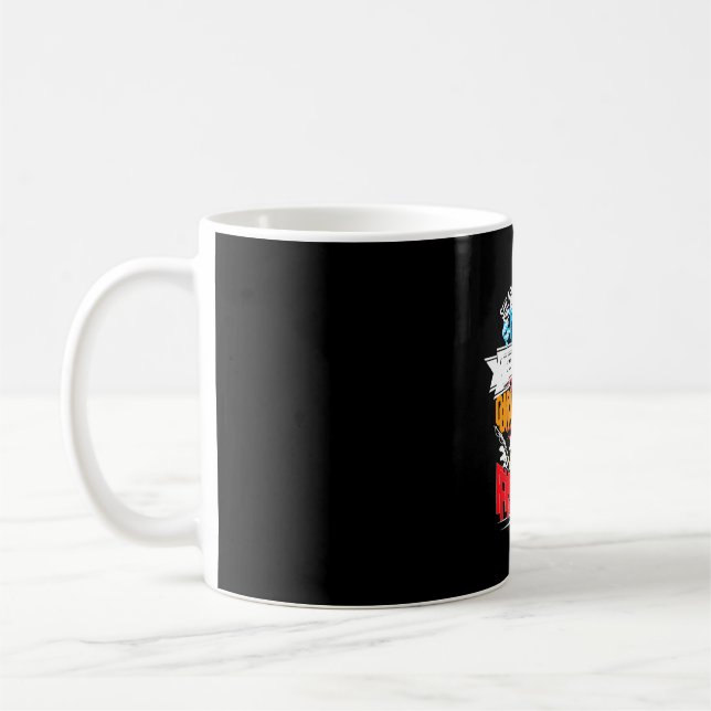 Männer fragten drei Wörter lustige Fangperformance Kaffeetasse (Links)