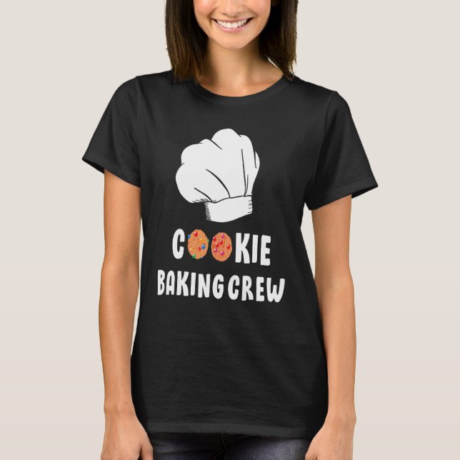 Männer Frauen Backen Bäckerei Hobby Lebensmittel K T-Shirt (Vorderseite)
