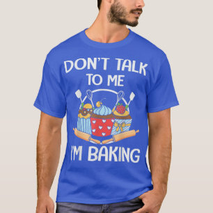 Männer Frauen backen Bäckerei Hobby-Lebensmittel K T-Shirt