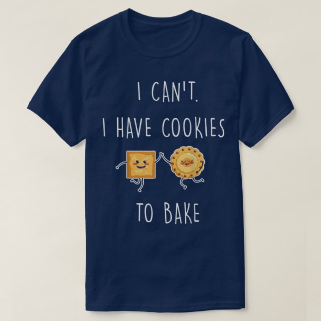 Männer Frauen backen Bäckerei Hobby-Lebensmittel K T-Shirt (Design vorne)