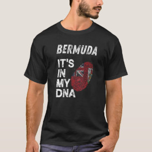 Männer Frauen Bermuda Roots Pride dna Fingerprint T-Shirt