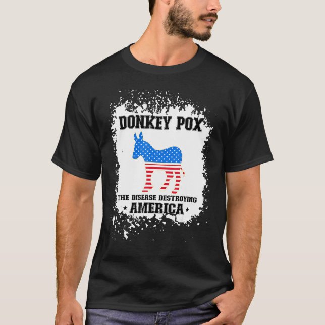 Männer Frauen Donkey pocken die Krankheit, die Ame T-Shirt (Vorderseite)