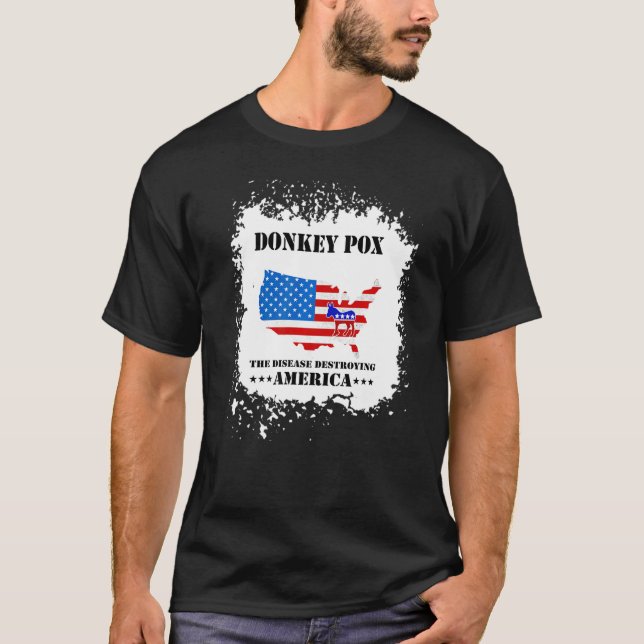 Männer Frauen Donkey pocken die Krankheit, die Ame T-Shirt (Vorderseite)