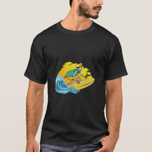 Männer Frauen geben menschliches Skelett Skull Su T-Shirt