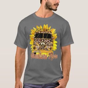 Männer Frauen Grafische Blume Auto liebt Neuigkeit T-Shirt