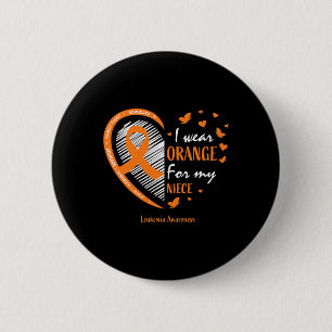 Männer Frauen ich trage Orange für meine Nichte Le Button