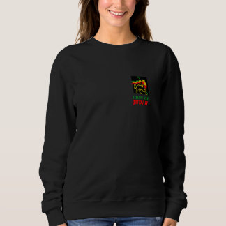 Männer Frauen Jamaica Reggae Jah Army Rastafari Li Sweatshirt