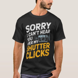 Männer Frauen Kamera Fotografie Kameramann Lustige T-Shirt