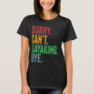 Männer Frauen Kayaking Kayak T-Shirt