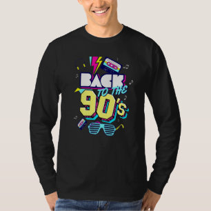 Männer Frauen Kinder Vintag zurück auf 90er Jahre T-Shirt