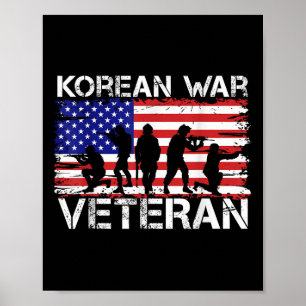 Männer Frauen Koreakrieg Veteran Poster