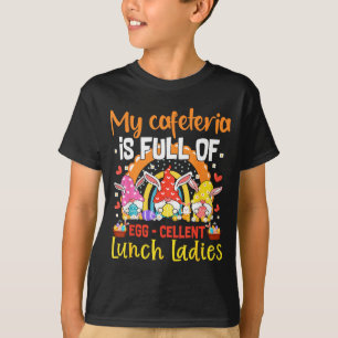 Männer Frauen Osterhase Mittagessen Dame Schulkant T-Shirt