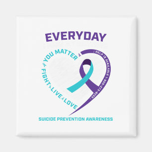 Männer Frauen Sie Problem Prävention Bruder Suizid Magnet