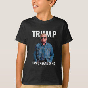 Männer Frauen Trump Hat Tolle Jeans Lustiges Meme T-Shirt