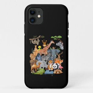 Männer Frauen und Kinder Wildtiere Zoo Tag Party S Case-Mate iPhone Hülle