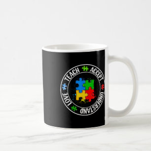 Männer Frauen unterrichten Liebe akzeptieren Autis Kaffeetasse