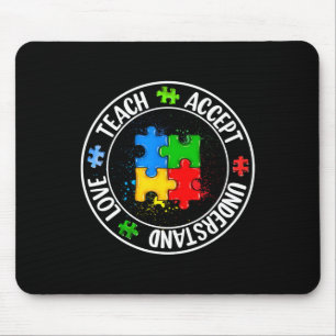 Männer Frauen unterrichten Liebe akzeptieren Autis Mousepad