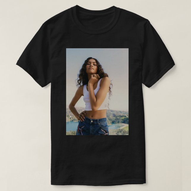Männer Frauen Zendaya Niedliches Grafikgeschenk T-Shirt (Design vorne)
