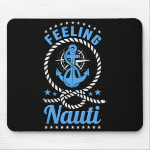 Männer fühlen sich nauti Boating-Leistung Mousepad
