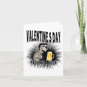 Männer für Anti-Valentinstag Tattoooid Single Man Karte