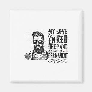 Männer für Anti-Valentinstag Tattoooid Single Man Magnet
