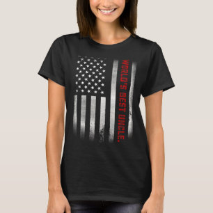 Männer für den besten Onkel der Welt je Fahne 1 T-Shirt