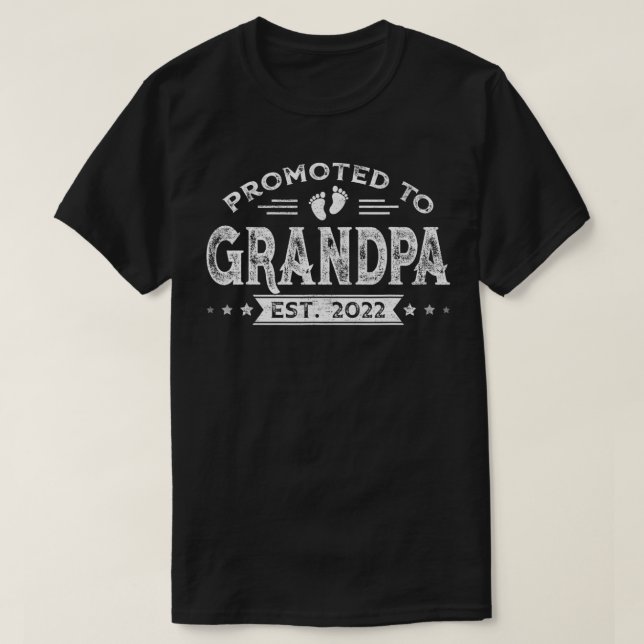 Männer für Großvater Est 2022 Neue, sonnige Großmu T-Shirt (Design vorne)