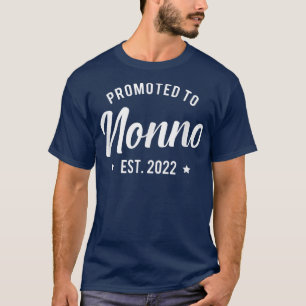 Männer für Großvater Nonno 2022 befördert T-Shirt