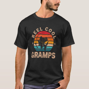 Männer Für Vatertag Reel Cool Gramps Angeln T-Shirt