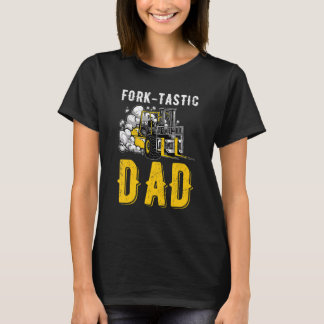Männer Gabel Tastischer Vater Gabelstaplerfahrer G T-Shirt