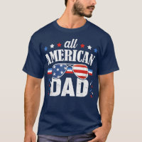 Männer ganz amerikanischer Vater 4. Juli Vatertag