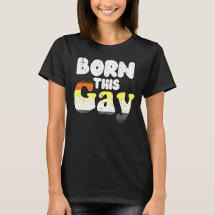 Männer Geboren diese Gay Pub Lgbtq Gay Bear Flag G T-Shirt
