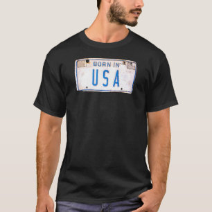 Männer Geboren in den USA Cool Retro Vintage Art a T-Shirt